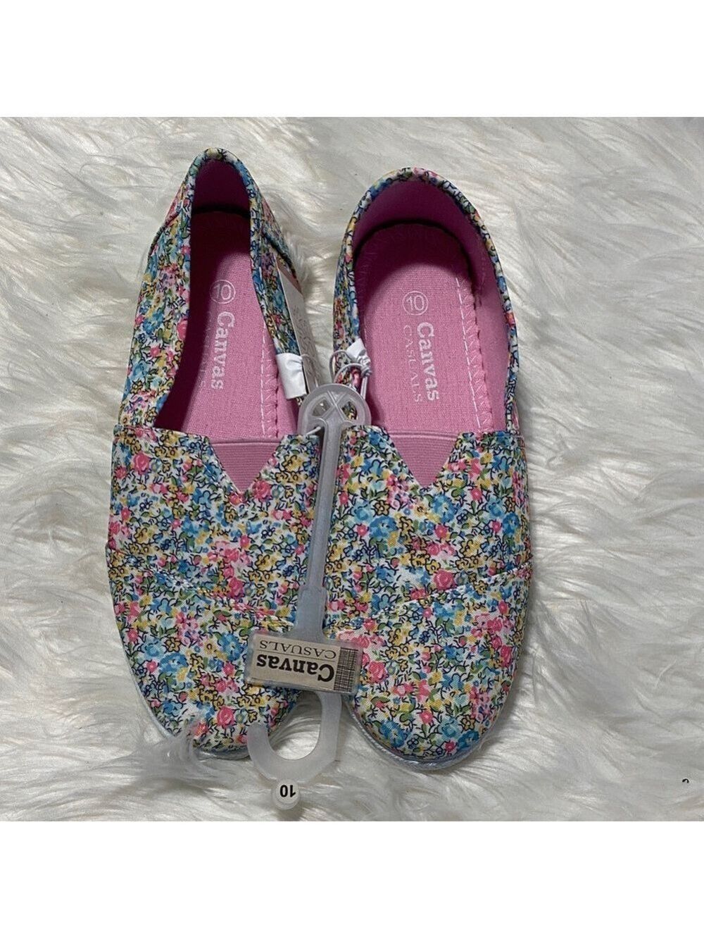 2 for $12 from my closet-Bella Canvas Women's Floral Slip-On Sneakers - Picture 1 of 4